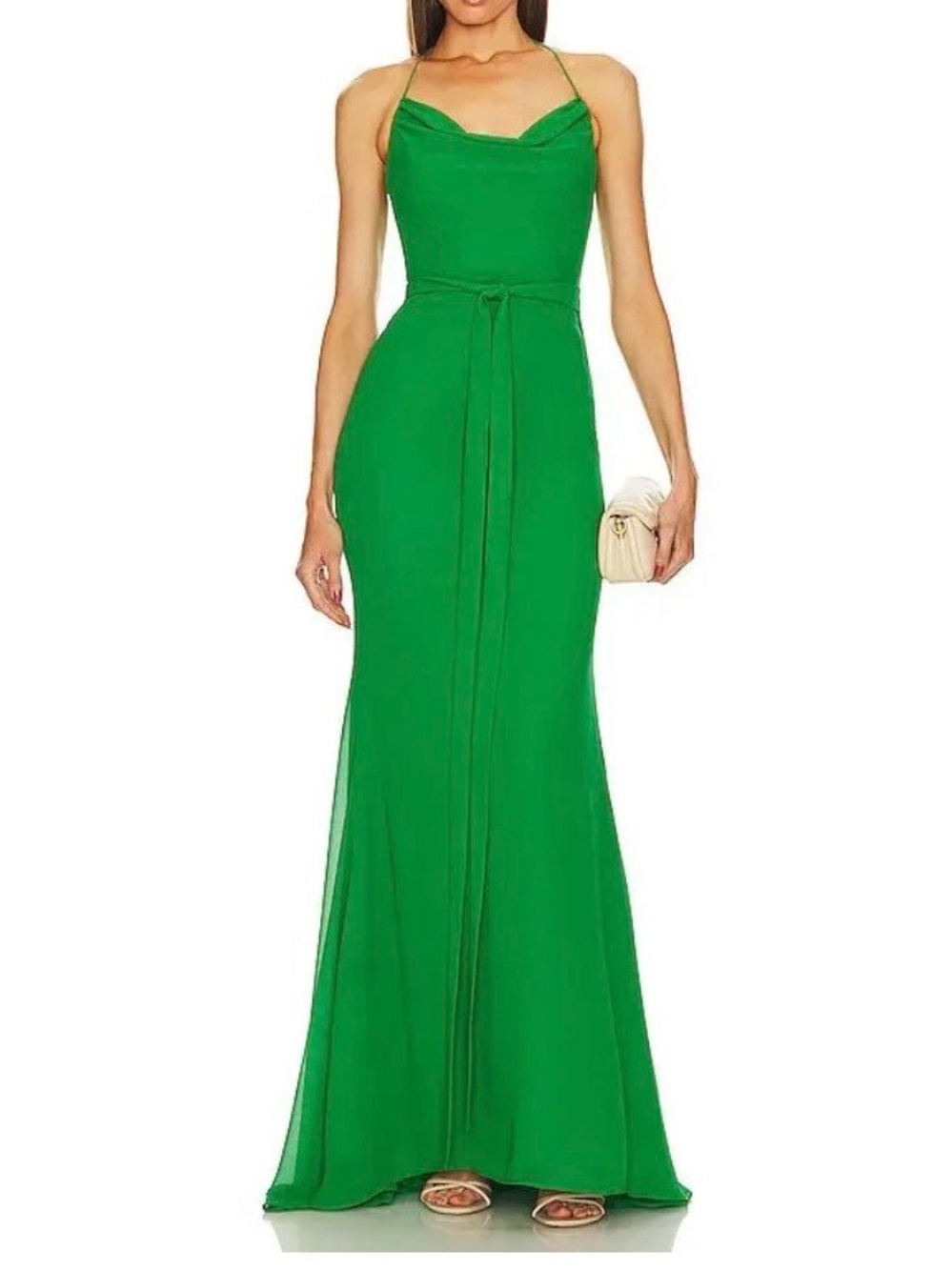 MICHAEL COSTELLO X Revolve Lorie Gown Green Medium